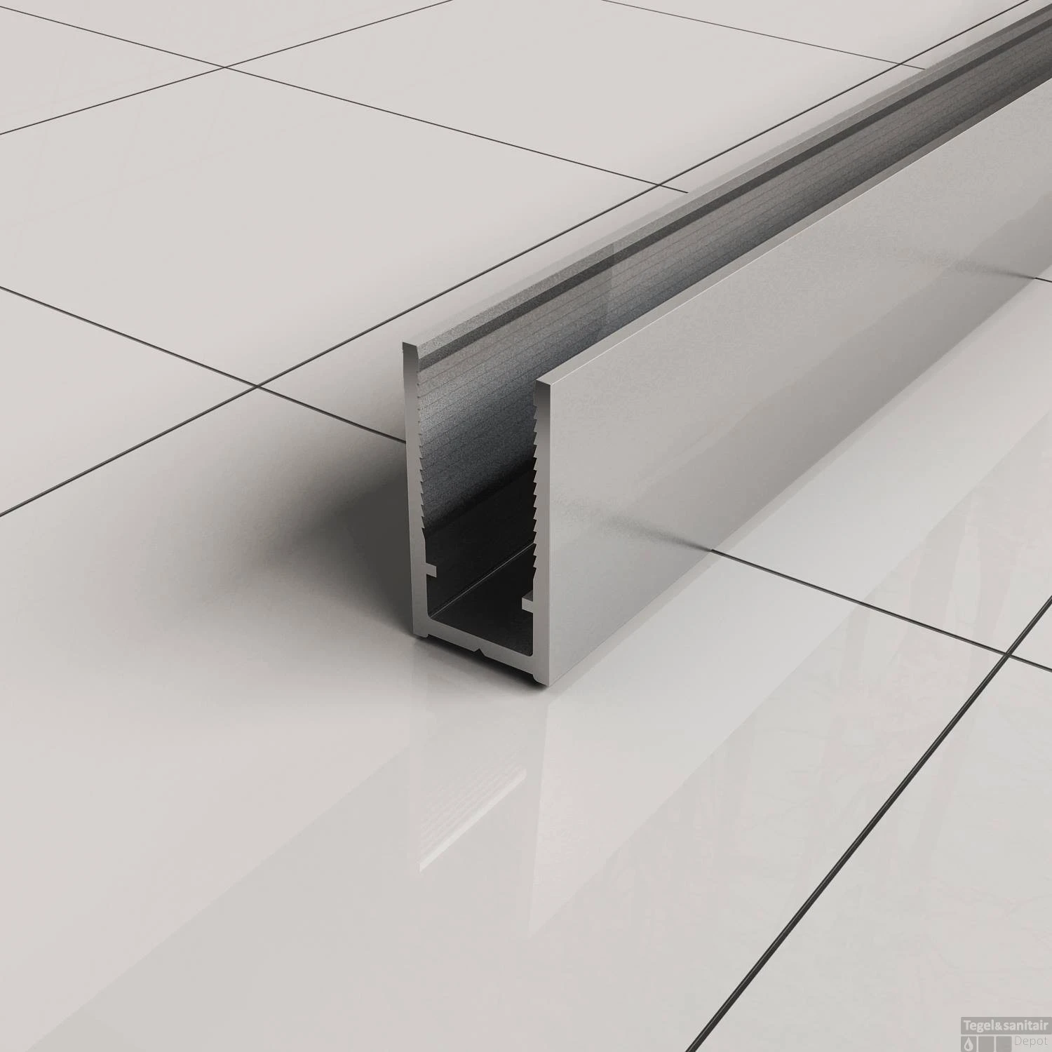 BWS Inloopdouche Pro Line Helderglas 140x200 8mm Nano Coating Chroom Profiel En Stang - Afbeelding 3