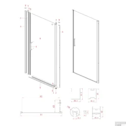 Nisdeur Lacus Giglio Evo 1 Klapdeur 85x200 Cm Helder Glas Mat Zwart 5 Nisdeur Lacus Giglio Evo 1 Klapdeur 85x200 Cm Helder Glas Mat Zwart -Aanbiedingen Ontspan Bad Winkel nisdeur lacus giglio evo 1 klapdeur 85x200 cm helder glas zwart tech