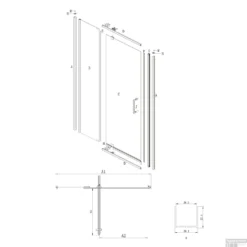 Nisdeur Lacus Pianosa Evo 2-Delig 75x200 Cm Chroom -Aanbiedingen Ontspan Bad Winkel nisdeur lacus pianosa evo 2 delig 75x200 cm chroom tech