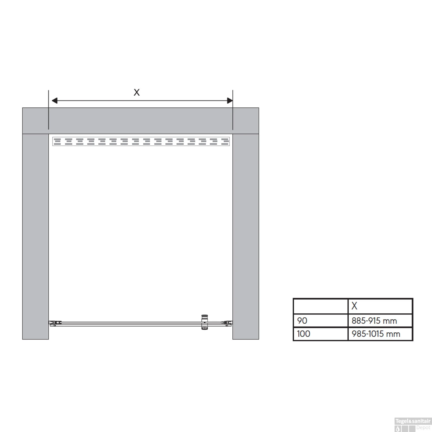 Nisdeur Sealskin Hooked Omkeerbaar 90x200 Cm Zilver 9 Nisdeur Sealskin Hooked Omkeerbaar 90x200 Cm Zilver - Afbeelding 7