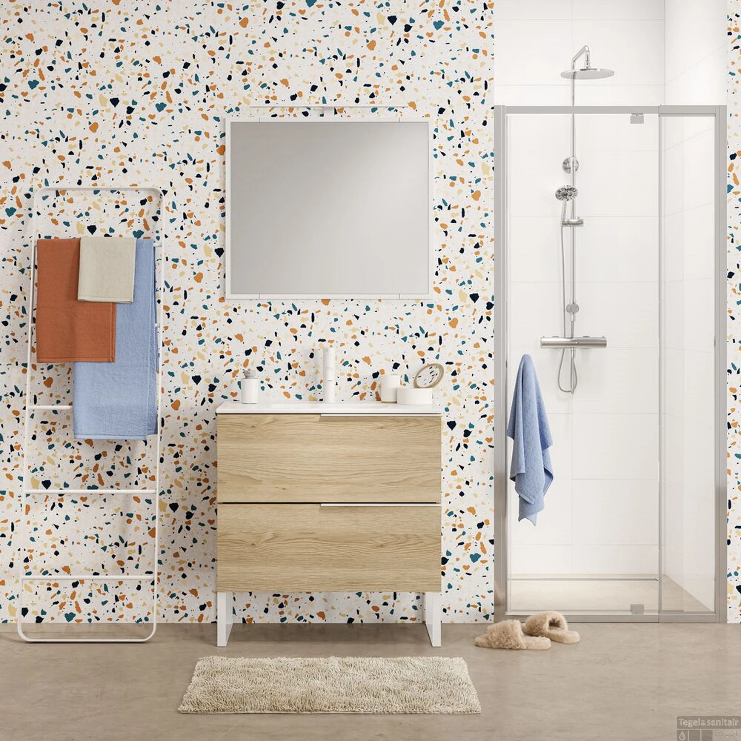 Nisdeur Sealskin Hooked Omkeerbaar 90x200 Cm Zilver 4 Nisdeur Sealskin Hooked Omkeerbaar 90x200 Cm Zilver - Afbeelding 2