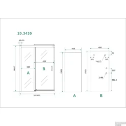 Wiesbaden Douchedeur | Softclose 2.0 | 90x200cm | 8mm Aluminium NANO Coating | Nisdeur -Aanbiedingen Ontspan Bad Winkel nisdeur wiesbaden softclose 2.0 douchedeur 90x200 cm 8mm aluminium nano coating 20.3430tech