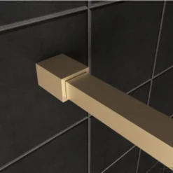 BWS Inloopdouche Pro Line Helder Glas 80x200 Geborsteld Messing Goud Profiel En Stang -Aanbiedingen Ontspan Bad Winkel profielset met stabilisatiestang wiesbaden slim 120cm messing goud 3 1 5 1 1 1 1