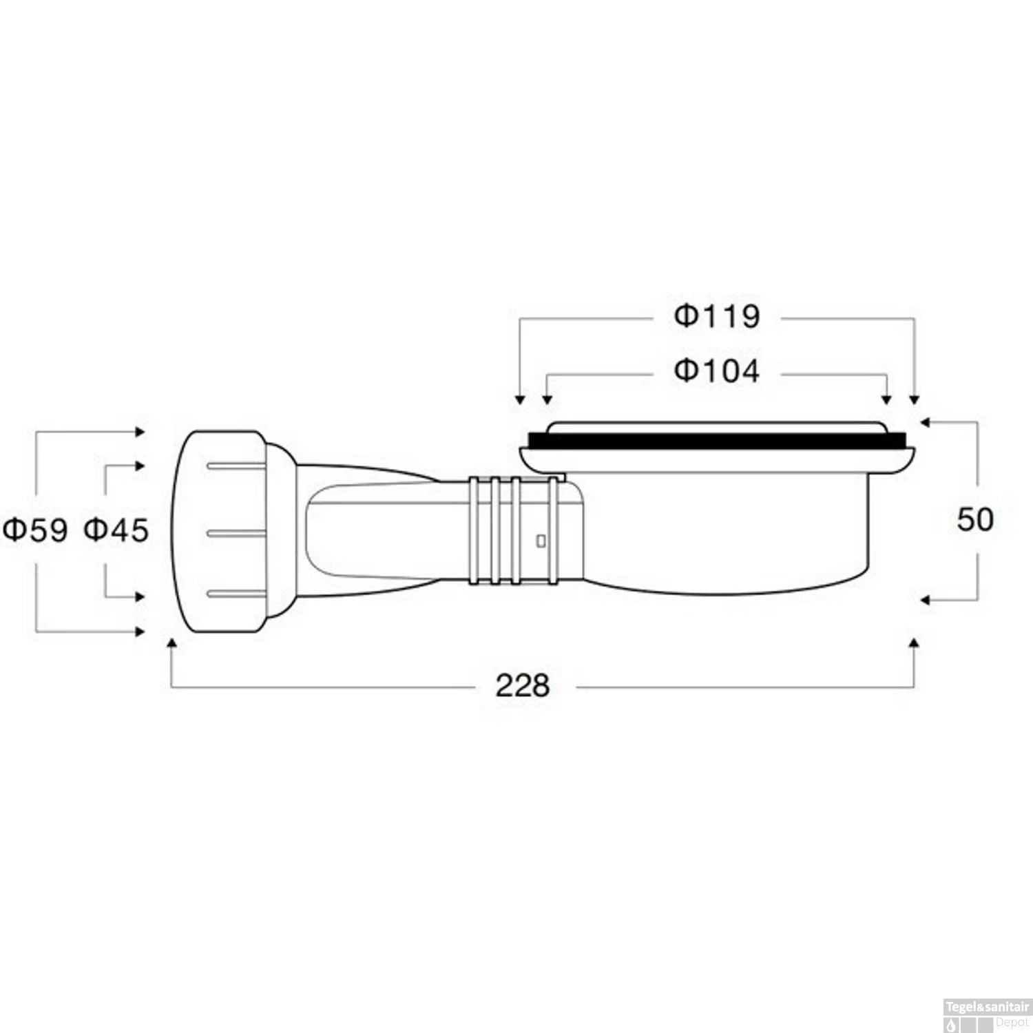 Douchetub Sanimar Sanistone 120 X 90 Cm Wit 8 Douchetub Sanimar Sanistone 120 X 90 Cm Wit - Afbeelding 6