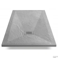 Douchetub Sanimar Sanistone 140 X 90 Cm Cement Grijs -Aanbiedingen Ontspan Bad Winkel sanistone cement grijs sfeer 1 1