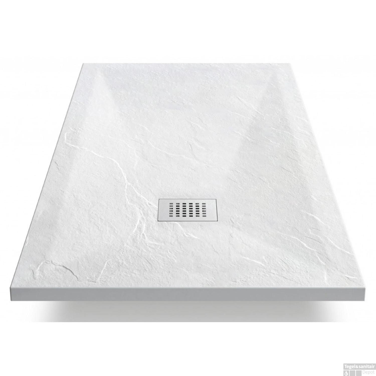 Douchetub Sanimar Sanistone 120 X 90 Cm Wit 5 Douchetub Sanimar Sanistone 120 X 90 Cm Wit - Afbeelding 3