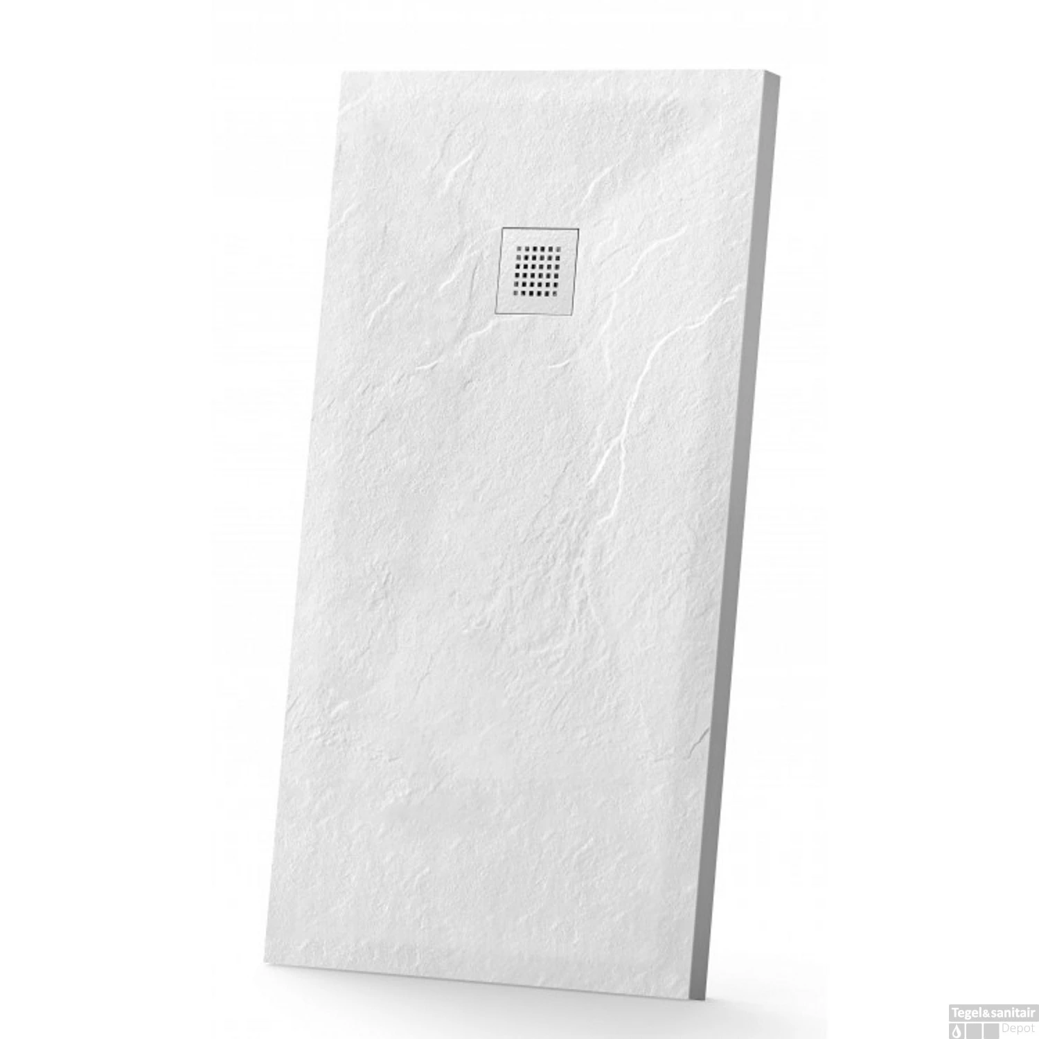 Douchetub Sanimar Sanistone 120 X 90 Cm Wit 4 Douchetub Sanimar Sanistone 120 X 90 Cm Wit - Afbeelding 2