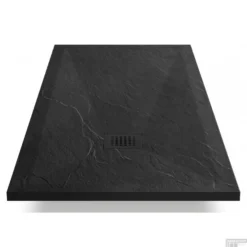 Douchetub Sanimar Sanistone 160 X 90 Cm Zwart -Aanbiedingen Ontspan Bad Winkel sanistone zwart sfeer 3 1 1