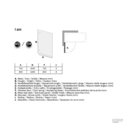 Badwand By Sealskin 'I AM' 75x160 Cm Chroom/Zilver 1 Deel Helder Antikalk Glas 9 Badwand By Sealskin 'I AM' 75x160 Cm Chroom/Zilver 1 Deel Helder Antikalk Glas -Aanbiedingen Ontspan Bad Winkel sk010755335100 badwand get wet by sealskin i am 75x160 cm chroom zilver 1 deel helder antikalk glas tech