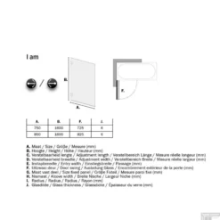 Badwand Sealskin 'I AM' 85x160 Cm RVS 1 Deel Helder Antikalk Glas -Aanbiedingen Ontspan Bad Winkel sk010855325100 badwand get wet by sealskin i am 85x160 cm rvs 1 deel helder antikalk glas tech