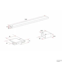 Stabilisatiestang Voor Inloopdouche Wiesbaden Horizon 120 Cm Mat Zwart -Aanbiedingen Ontspan Bad Winkel stabilisatiestang voor inloopdouche wiesbaden horizon 120 cm tech