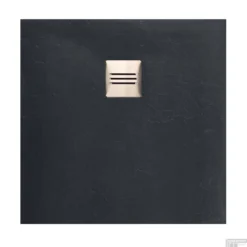 Composiet Douchebak Square (In Meerdere Maten, Kleuren En Structuren Beschikbaar) -Aanbiedingen Ontspan Bad Winkel stone slab antraciet square