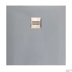 Composiet Douchebak Square (In Meerdere Maten, Kleuren En Structuren Beschikbaar) -Aanbiedingen Ontspan Bad Winkel stone slab grijs square