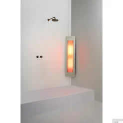 Sunshower One M Round Infrarood 140x33 Cm Inbouw - Opbouw Vlak Of Hoek Sand White -Aanbiedingen Ontspan Bad Winkel sunshower onelpus m sand white hoek ir geheel