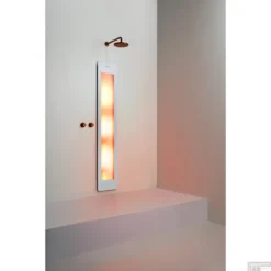 Sunshower Plus L Round Infrarood En UV-licht 185x33 Cm Inbouw - Opbouw Vlak Of Hoek White -Aanbiedingen Ontspan Bad Winkel sunshower oneplus l white inbouw ir geheel 2