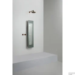 Sunshower One M Round Infrarood 140x33 Cm Inbouw - Opbouw Vlak Of Hoek Organic Grey -Aanbiedingen Ontspan Bad Winkel sunshower oneplus m organic grey opbouw uit geheel