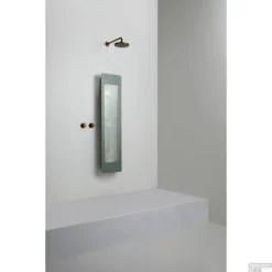 Sunshower Plus M Round Infrarood En UV-licht 140x33 Cm Inbouw - Opbouw Vlak Of Hoek Organic Grey -Aanbiedingen Ontspan Bad Winkel sunshower oneplus m organic grey opbouw uit geheel 2