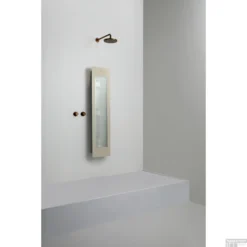 Sunshower One M Round Infrarood 140x33 Cm Inbouw - Opbouw Vlak Of Hoek Sand White -Aanbiedingen Ontspan Bad Winkel sunshower oneplus m sand white opbouw uit geheel