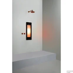 Sunshower One S Round Infrarood 95x33 Cm Inbouw - Opbouw Vlak Of Hoek Black -Aanbiedingen Ontspan Bad Winkel sunshower oneplus s black inbouw ir geheel