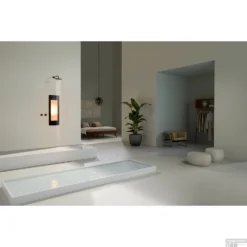 Sunshower Plus S Round Infrarood En UV-licht 95x33 Cm Inbouw - Opbouw Vlak Of Hoek Black -Aanbiedingen Ontspan Bad Winkel sunshower oneplus s black inbouw ir set 2