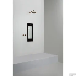 Sunshower One S Round Infrarood 95x33 Cm Inbouw - Opbouw Vlak Of Hoek Black -Aanbiedingen Ontspan Bad Winkel sunshower oneplus s black inbouw uit geheel