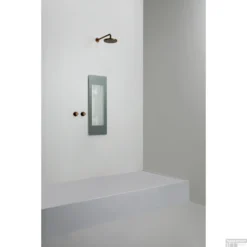 Sunshower Plus S Round Infrarood En UV-licht 95x33 Cm Inbouw - Opbouw Vlak Of Hoek Organic Grey -Aanbiedingen Ontspan Bad Winkel sunshower oneplus s organic grey inbouw uit geheel 2