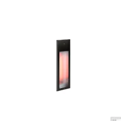 Sunshower Pure 2.0 Black Infrarood Inbouwapparaat 19.9x61.9x10 Cm Half Body Aluminium Zwart
