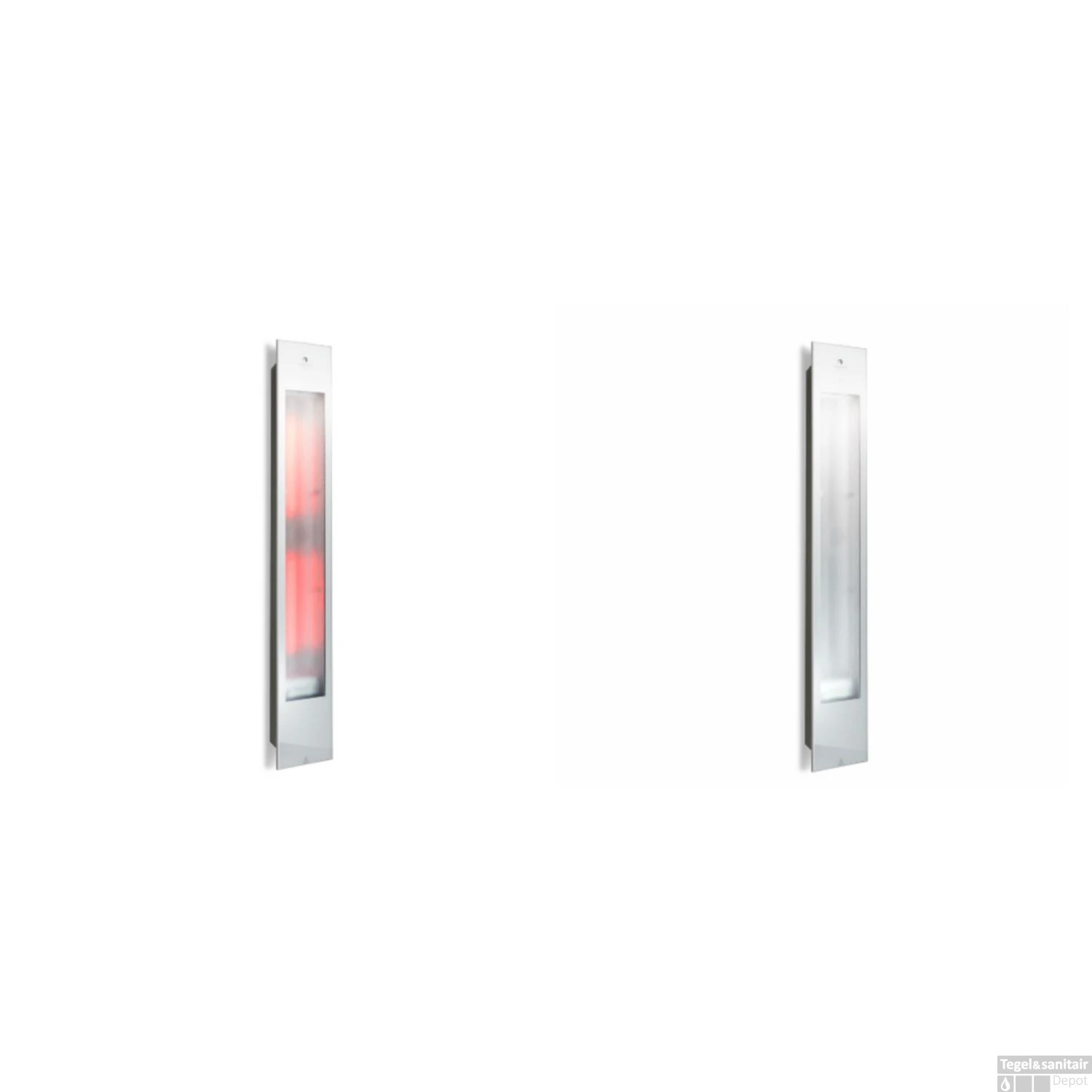 Sunshower Pure Solo White Infrarood Opbouwapparaat 20x125x18 Cm Aluminium Wit 5 Sunshower Pure Solo White Infrarood Opbouwapparaat 20x125x18 Cm Aluminium Wit - Afbeelding 3