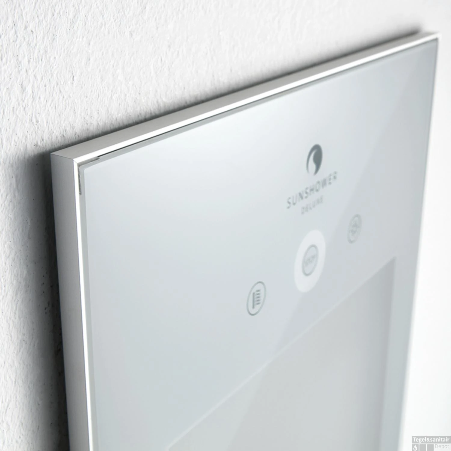 Sunshower Pure Solo White Infrarood Opbouwapparaat 20x125x18 Cm Aluminium Wit 7 Sunshower Pure Solo White Infrarood Opbouwapparaat 20x125x18 Cm Aluminium Wit - Afbeelding 5