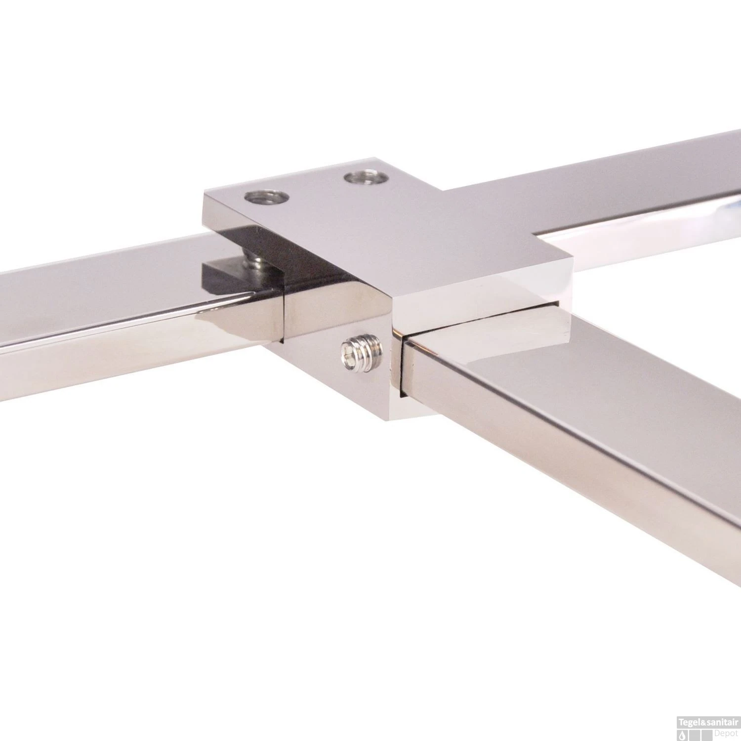 Teekoppeling / Plafond Chroom Tbv Stabilisatiestang 3 Teekoppeling / Plafond Chroom Tbv Stabilisatiestang