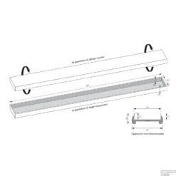 Tegelinlegrooster Brauer Black Edition Omkeerbaar Tbv Douchegoot STD/W/PS 80x7 Cm Inclusief Afstandhouders -Aanbiedingen Ontspan Bad Winkel tegelinlegrooster brauer geborsteld goud omkeerbaar tbv douchegoot std w ps 80x7 cm inclusief afstandhouders tec 1