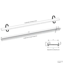Tegelinlegrooster Brauer Chrome Edition Omkeerbaar Tbv Douchegoot STD/W/PS 180x7 Cm Inclusief Afstandhouders -Aanbiedingen Ontspan Bad Winkel tegelinlegrooster brauer rvs omkeerbaar tbv douchegoot std w ps 180x7 cm inclusief afstandhouders tec