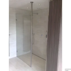 Verticale Stabilisatiestang Met Plafond Bevestiging Wiesbaden Chroom Voor 10 Mm -Aanbiedingen Ontspan Bad Winkel verticale stabilisatie