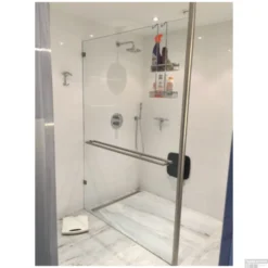 Verticale Stabilisatiestang Met Plafond Bevestiging Wiesbaden Chroom Voor 10 Mm -Aanbiedingen Ontspan Bad Winkel verticale stabilisatie 2